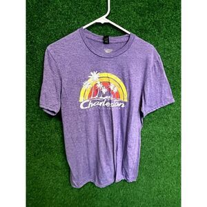 Y2K Charleston South Carolina Purple T-Shirt Size Medium Unisex Gift